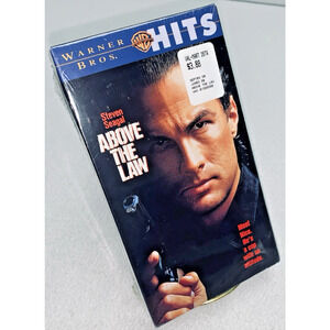 Above The Law VHS Tape Steven Seagal 1988 Warner Bros Action Movie New